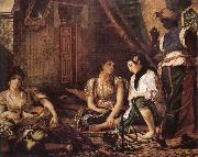 Eugene Delacroix Women of Aleigers Spain oil painting artist
